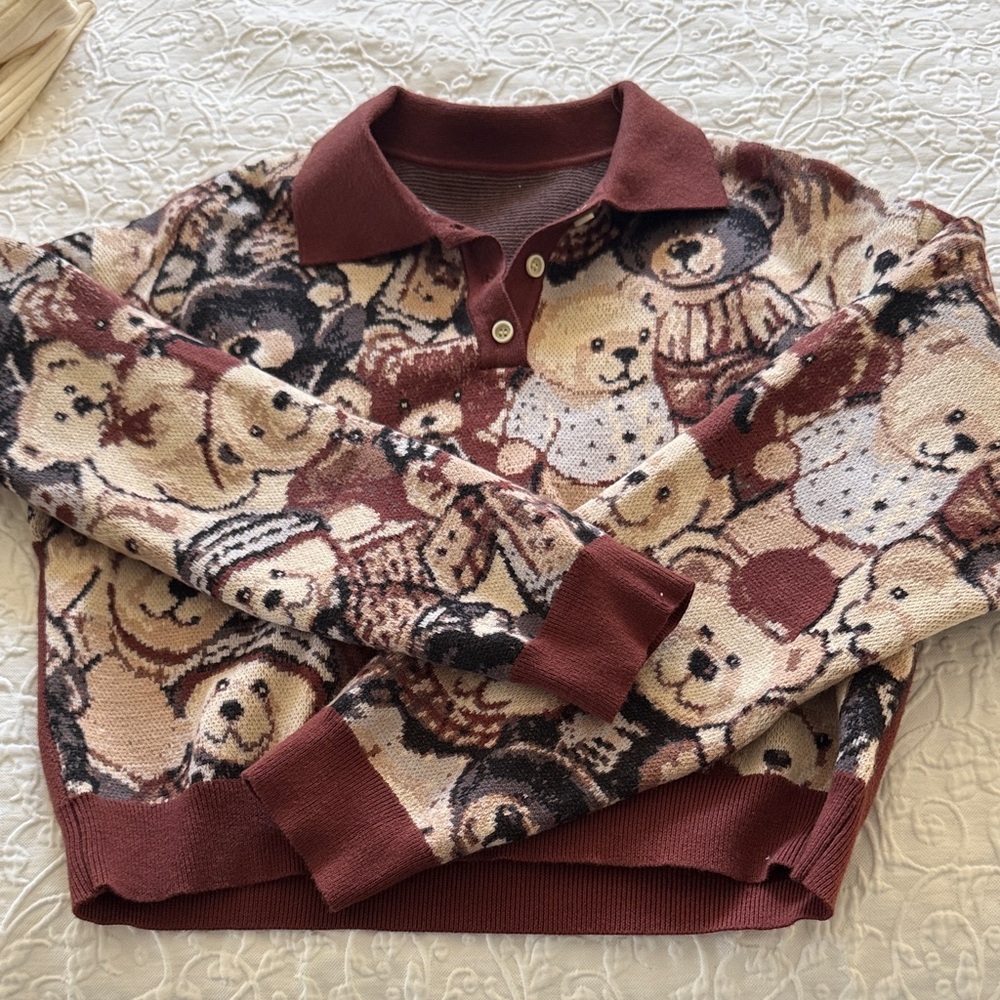 Teddy bear sweater